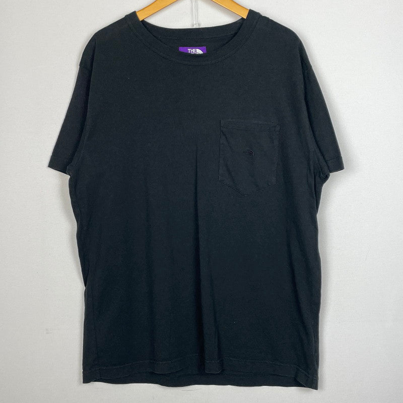 【中古品】【メンズ】 THE NORTH FACE ザ ノース フェイス PURPLE LABEL POCKET TEE NT3103N 7OZ H S パープル ラベル ポケット Tシャツ 半袖 トップス 144-260804-sa-13-tei サイズ：L カラー：ブラック 万代Net店