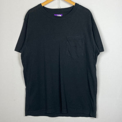 【中古品】【メンズ】 THE NORTH FACE ザ ノース フェイス PURPLE LABEL POCKET TEE NT3103N 7OZ H S パープル ラベル ポケット Tシャツ 半袖 トップス 144-260804-sa-13-tei サイズ：L カラー：ブラック 万代Net店