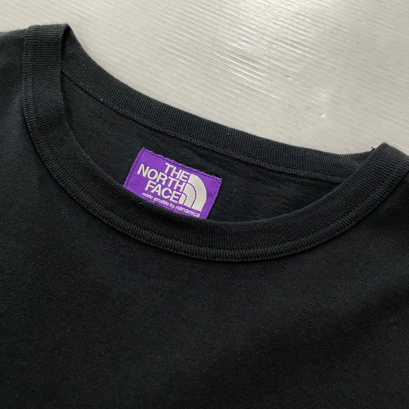 【中古品】【メンズ】 THE NORTH FACE ザ ノース フェイス PURPLE LABEL POCKET TEE NT3103N 7OZ H S パープル ラベル ポケット Tシャツ 半袖 トップス 144-260804-sa-13-tei サイズ：L カラー：ブラック 万代Net店