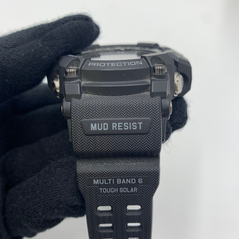 【中古品】【メンズ】 CASIO カシオ G-SHOCK MASTER OF G-LAND MUDMASTER GWG-100-1AJF TOUGHSOLAR ジーショック マッドマスター タフソーラー 腕時計 196-241108-yo-16-tei カラー：ブラック 万代Net店