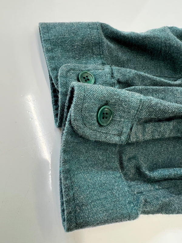 【中古品】【メンズ】 OUTERKNOWN アウターノウン オープンカラーシャツ 長袖シャツ ロングスリーブ 147-260924-AS-12-hon サイズ：S カラー：グリーン 万代Net店