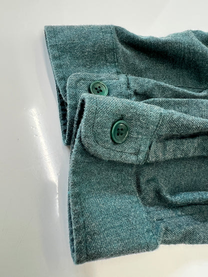 【中古品】【メンズ】 OUTERKNOWN アウターノウン オープンカラーシャツ 長袖シャツ ロングスリーブ 147-260924-AS-12-hon サイズ：S カラー：グリーン 万代Net店