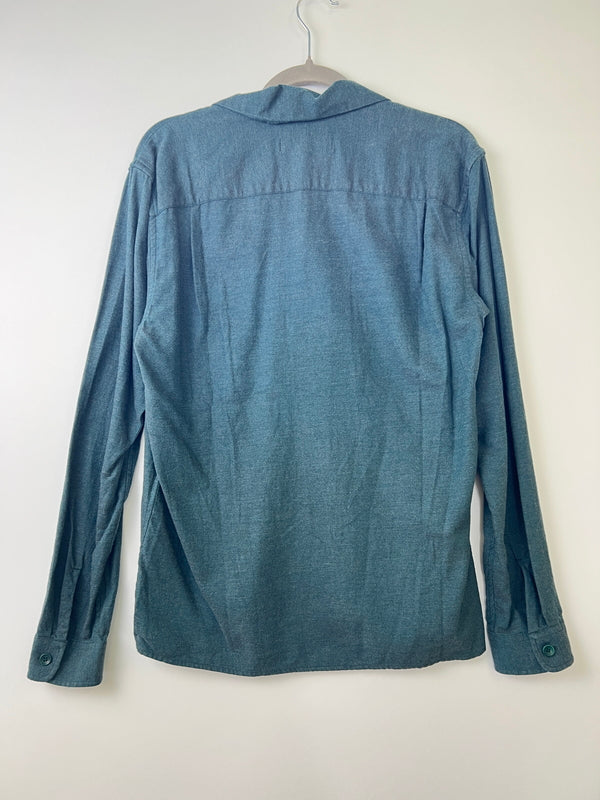 【中古品】【メンズ】 OUTERKNOWN アウターノウン オープンカラーシャツ 長袖シャツ ロングスリーブ 147-260924-AS-12-hon サイズ：S カラー：グリーン 万代Net店