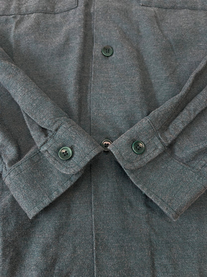 【中古品】【メンズ】 OUTERKNOWN アウターノウン オープンカラーシャツ 長袖シャツ ロングスリーブ 147-260924-AS-12-hon サイズ：S カラー：グリーン 万代Net店