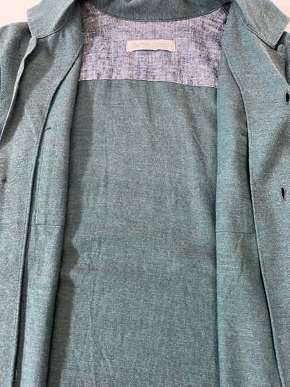 【中古品】【メンズ】 OUTERKNOWN アウターノウン オープンカラーシャツ 長袖シャツ ロングスリーブ 147-260924-AS-12-hon サイズ：S カラー：グリーン 万代Net店