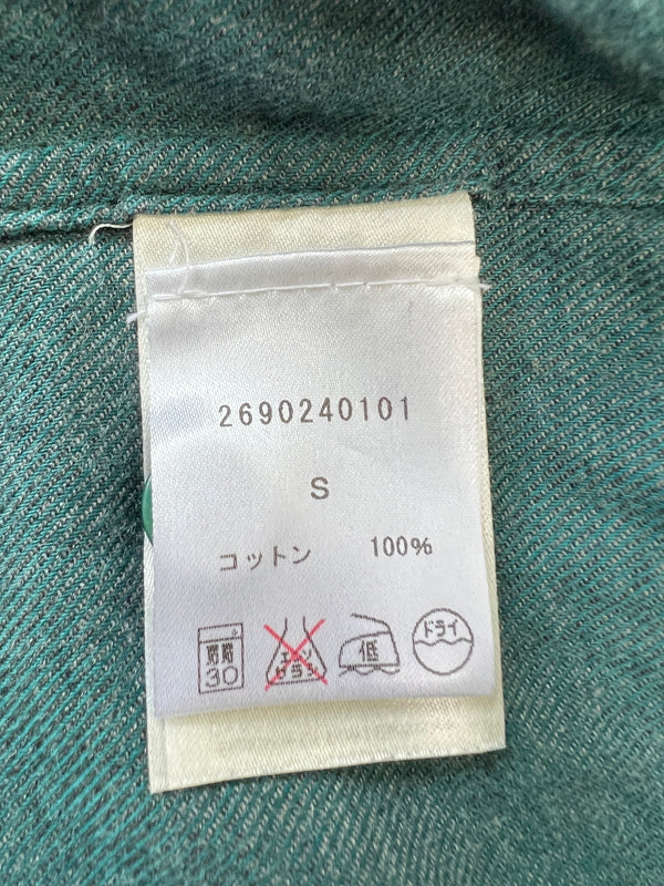 【中古品】【メンズ】 OUTERKNOWN アウターノウン オープンカラーシャツ 長袖シャツ ロングスリーブ 147-260924-AS-12-hon サイズ：S カラー：グリーン 万代Net店