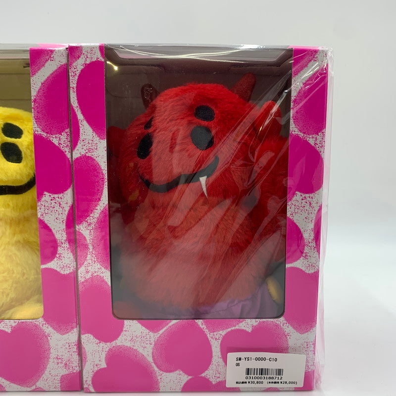 【中古美品】【メンズ/レディース】  SAINT Mxxxxxx SAINT MICHAEL セントマイケル CP_PLUSH SMILES STUFFED ANIMAL SM-YS1-0000-C スタッフトアニマル ぬいぐるみ 208-241108-yo-13-tei サイズ：O/S カラー：ブルー イエロー レッド 万代Net店