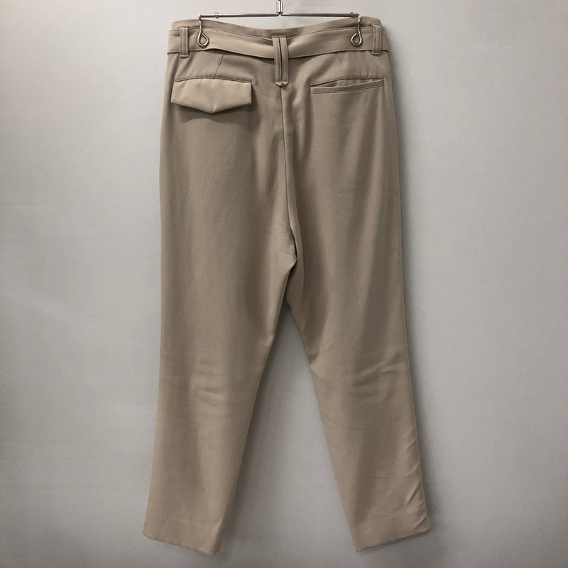 【中古品】【メンズ】 CULLNI クルニ BELT TUCK SLACKS PANTS 21-SS-026 ベルトタック スラックスパンツ ボトムス 140-250116-kk-18-tei サイズ：2 カラー：ベージュ 万代Net店