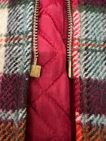 【ジャンク品】【メンズ】 SEARS シアーズ 70's WOOL ZIP UP CHECK JACKET VINTAGE 70年代 ウール ジップアップ チェックジャケット アウター ヴィンテージ 145-260830-kk-18-hon サイズ：表記無し 下記参照 カラー：マルチカラー 万代Net店