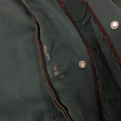 【ジャンク品】【メンズ】  PROTEXALL プロテクスオール 60's WORK JACKET VINTAGE 60年代 ワークジャケット ライトアウター チェーンステッチ刺繍 ヴィンテージ 145-241108-kk-02-tei サイズ：34 カラー：グリーン 万代Net店