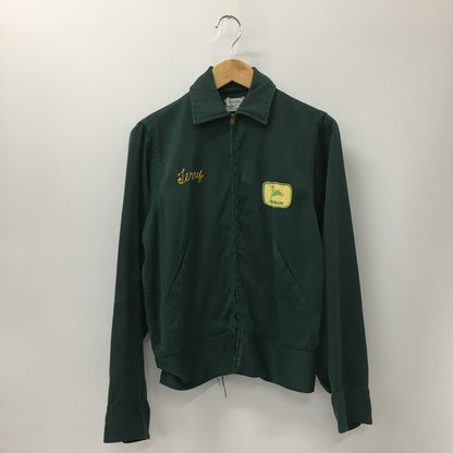 【ジャンク品】【メンズ】  PROTEXALL プロテクスオール 60's WORK JACKET VINTAGE 60年代 ワークジャケット ライトアウター チェーンステッチ刺繍 ヴィンテージ 145-241108-kk-02-tei サイズ：34 カラー：グリーン 万代Net店