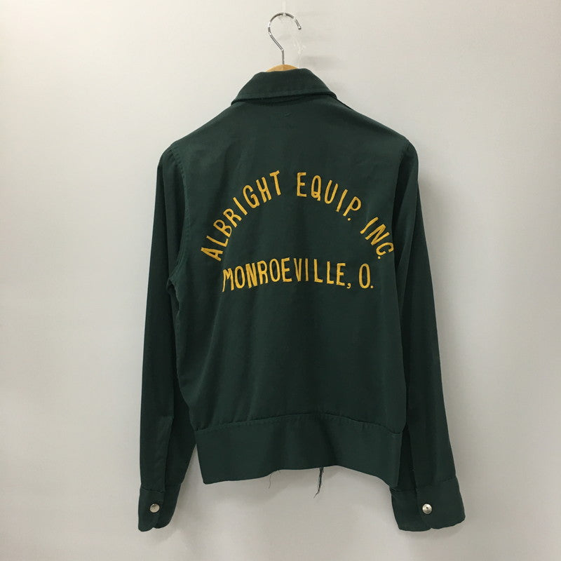 【ジャンク品】【メンズ】  PROTEXALL プロテクスオール 60's WORK JACKET VINTAGE 60年代 ワークジャケット ライトアウター チェーンステッチ刺繍 ヴィンテージ 145-241108-kk-02-tei サイズ：34 カラー：グリーン 万代Net店