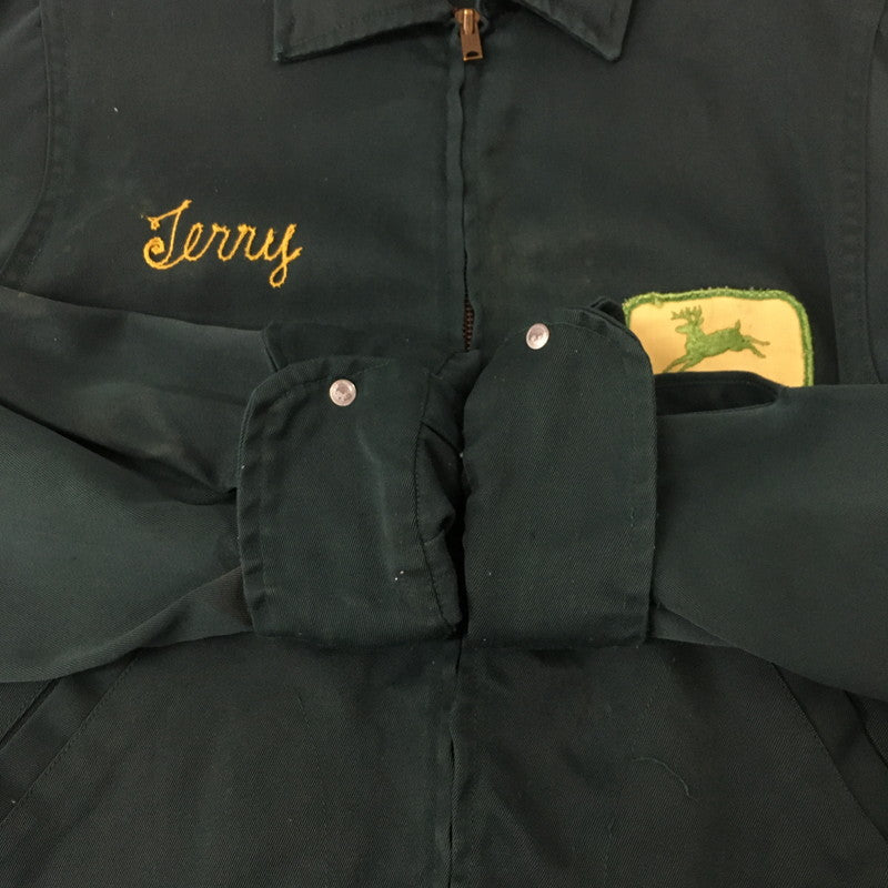 【ジャンク品】【メンズ】  PROTEXALL プロテクスオール 60's WORK JACKET VINTAGE 60年代 ワークジャケット ライトアウター チェーンステッチ刺繍 ヴィンテージ 145-241108-kk-02-tei サイズ：34 カラー：グリーン 万代Net店