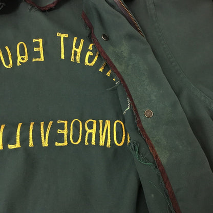 【ジャンク品】【メンズ】  PROTEXALL プロテクスオール 60's WORK JACKET VINTAGE 60年代 ワークジャケット ライトアウター チェーンステッチ刺繍 ヴィンテージ 145-241108-kk-02-tei サイズ：34 カラー：グリーン 万代Net店
