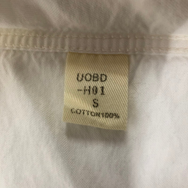 【中古品】【メンズ】  SAMURAI JIANS サムライジーンズ B.D SHIRT ボタンダウンシャツ 七分丈 トップス SAMURAI Uo Tsuri Club 145-250107-kk-12-tei サイズ：XS カラー：ホワイト 万代Net店