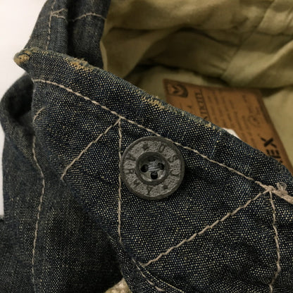 【中古品】【メンズ】 AVIREX アヴィレックス M-51 MODS PARKA 6132008 M-51 モッズパーカー ライトアウター デニムフーデッドジャケット 145-241115-kk-11-tei サイズ：M カラー：インディゴ 万代Net店