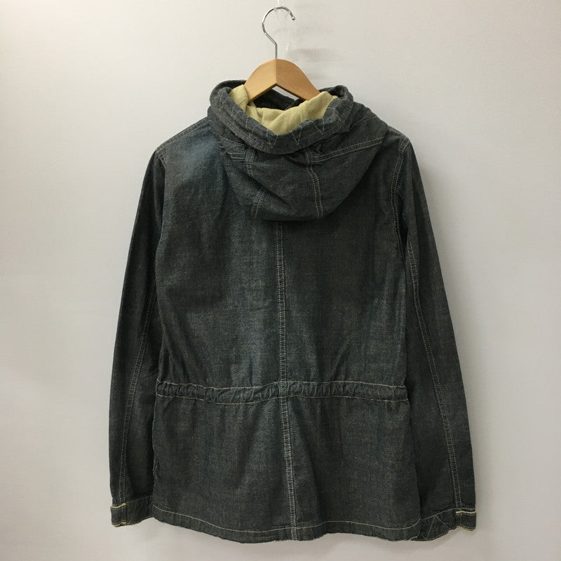 【中古品】【メンズ】 AVIREX アヴィレックス M-51 MODS PARKA 6132008 M-51 モッズパーカー ライトアウター デニムフーデッドジャケット 145-241115-kk-11-tei サイズ：M カラー：インディゴ 万代Net店
