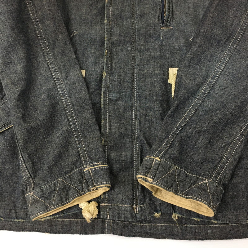 【中古品】【メンズ】 AVIREX アヴィレックス M-51 MODS PARKA 6132008 M-51 モッズパーカー ライトアウター デニムフーデッドジャケット 145-241115-kk-11-tei サイズ：M カラー：インディゴ 万代Net店