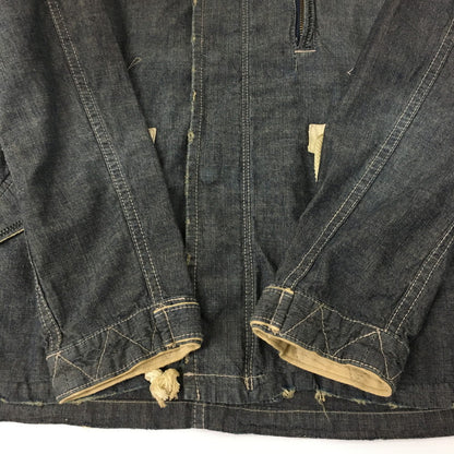 【中古品】【メンズ】 AVIREX アヴィレックス M-51 MODS PARKA 6132008 M-51 モッズパーカー ライトアウター デニムフーデッドジャケット 145-241115-kk-11-tei サイズ：M カラー：インディゴ 万代Net店