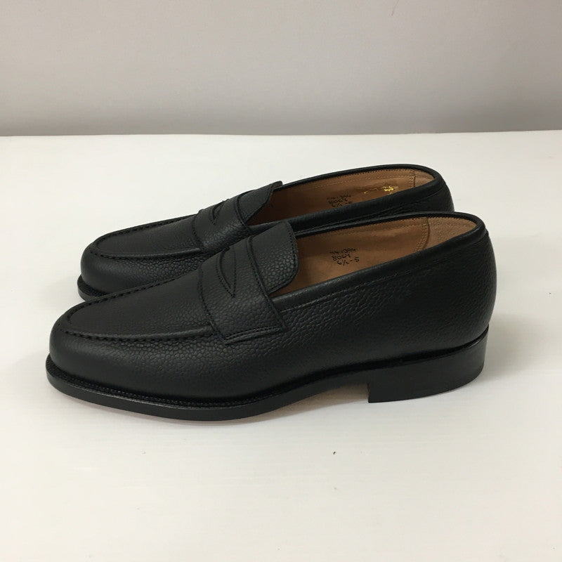 【中古美品】【レディース】 Tricker's トリッカーズ × AQUASCUTUM アクアスキュータム 別注 コラボ COIN LOAFER 8067 コインローファー 革靴 167-241115-kk-01-tei サイズ：6.5 カラー：ブラック 万代Net店
