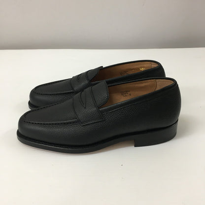 【中古美品】【レディース】 Tricker's トリッカーズ × AQUASCUTUM アクアスキュータム 別注 コラボ COIN LOAFER 8067 コインローファー 革靴 167-241115-kk-01-tei サイズ：6.5 カラー：ブラック 万代Net店