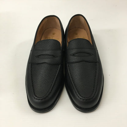 【中古美品】【レディース】 Tricker's トリッカーズ × AQUASCUTUM アクアスキュータム 別注 コラボ COIN LOAFER 8067 コインローファー 革靴 167-241115-kk-01-tei サイズ：6.5 カラー：ブラック 万代Net店