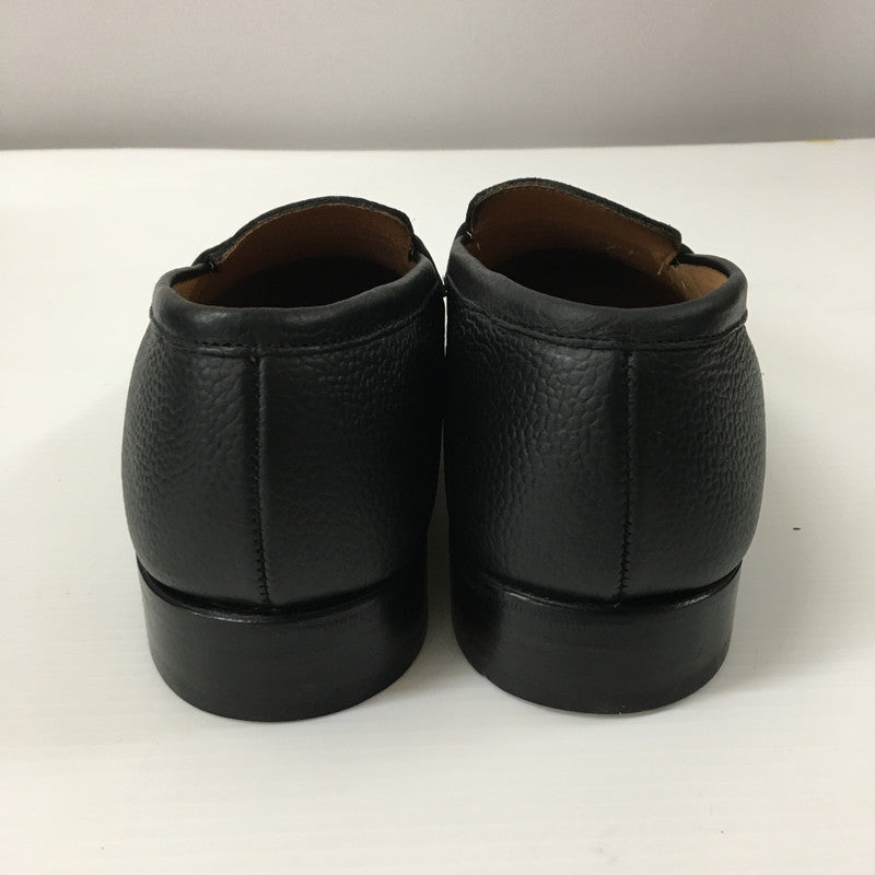 【中古美品】【レディース】 Tricker's トリッカーズ × AQUASCUTUM アクアスキュータム 別注 コラボ COIN LOAFER 8067 コインローファー 革靴 167-241115-kk-01-tei サイズ：6.5 カラー：ブラック 万代Net店