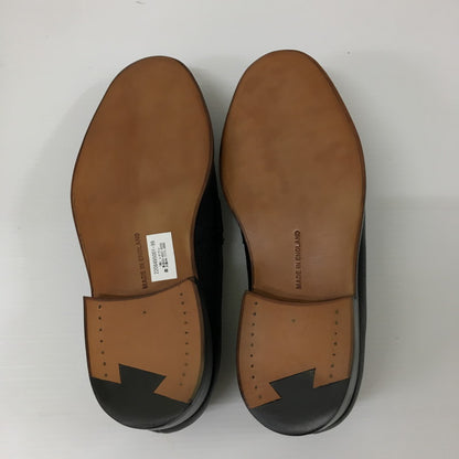 【中古美品】【レディース】 Tricker's トリッカーズ × AQUASCUTUM アクアスキュータム 別注 コラボ COIN LOAFER 8067 コインローファー 革靴 167-241115-kk-01-tei サイズ：6.5 カラー：ブラック 万代Net店