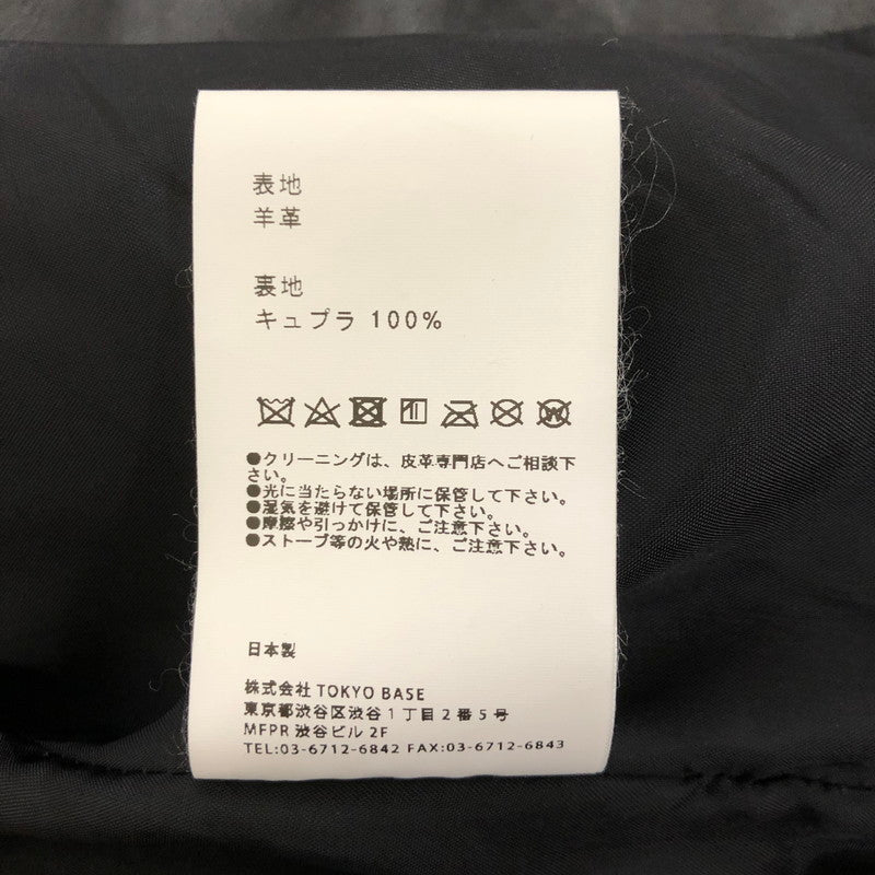 【中古品】【メンズ】 UNITED TOKYO ユナイテッドトウキョウ SINGLE RIDERS JACKET 408352007 シングルライダースジャケット アウター 147-250130-kk-13-tei サイズ：1 カラー：ブラック 万代Net店