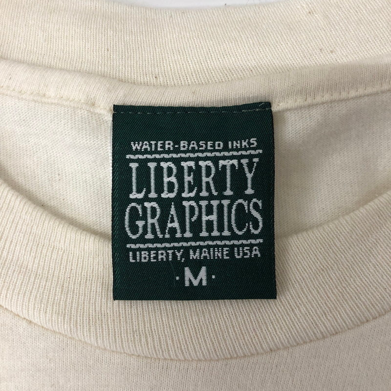 【中古品】【メンズ】  LIBERTY GRAPHICS リバティーグラフィックス 90's Diana Dee Tyler Animal Migration T-shirt 90年代 ディアナ・ディー・タイラー アニマル マイグレーション Tシャツ 半袖 トップス 145-250123-kk-04-tei サイズ：M カラー：アイボリー 万代Net店