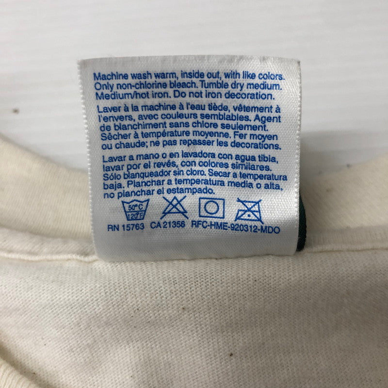 【中古品】【メンズ】  LIBERTY GRAPHICS リバティーグラフィックス 90's Diana Dee Tyler Animal Migration T-shirt 90年代 ディアナ・ディー・タイラー アニマル マイグレーション Tシャツ 半袖 トップス 145-250123-kk-04-tei サイズ：M カラー：アイボリー 万代Net店