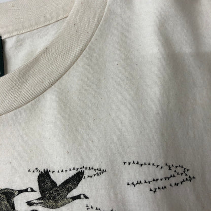 【中古品】【メンズ】  LIBERTY GRAPHICS リバティーグラフィックス 90's Diana Dee Tyler Animal Migration T-shirt 90年代 ディアナ・ディー・タイラー アニマル マイグレーション Tシャツ 半袖 トップス 145-250123-kk-04-tei サイズ：M カラー：アイボリー 万代Net店