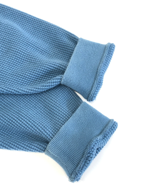 【中古品】【メンズ】 YSTRDY’S TMRRW イエスタデイズトゥモロウ YT-C0605 WAFFLE BAGGY CREW TOP ワッフル バギー クルー 長袖Tシャツ ロングスリーブ 147-261002-AS-22-hon サイズ：S カラー：ブルー 万代Net店