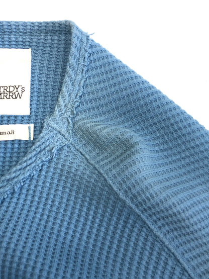 【中古品】【メンズ】 YSTRDY’S TMRRW イエスタデイズトゥモロウ YT-C0605 WAFFLE BAGGY CREW TOP ワッフル バギー クルー 長袖Tシャツ ロングスリーブ 147-261002-AS-22-hon サイズ：S カラー：ブルー 万代Net店