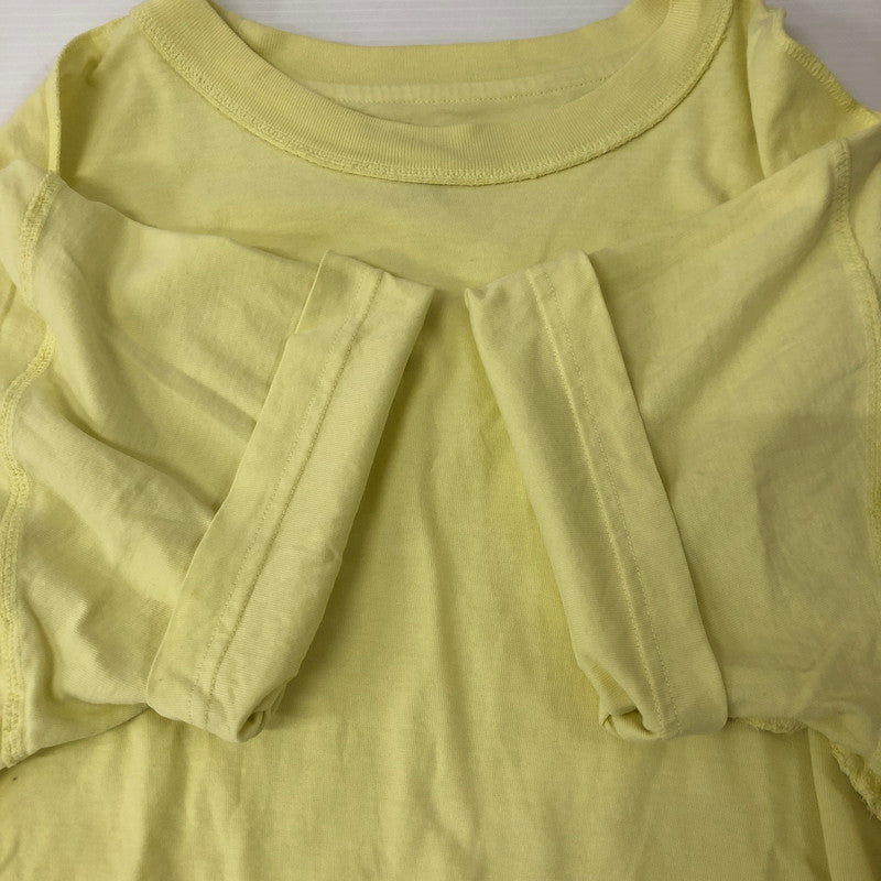 【中古品】【メンズ/レディース】 STUSSY ステューシー 24SS LAZY TEE 1140283 レイジー Tシャツ 半袖 トップス 142-241115-kk-27-tei サイズ：XS カラー：イエロー 万代Net店