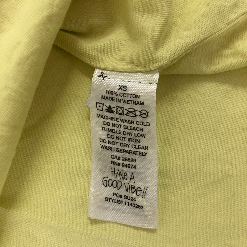 【中古品】【メンズ/レディース】 STUSSY ステューシー 24SS LAZY TEE 1140283 レイジー Tシャツ 半袖 トップス 142-241115-kk-27-tei サイズ：XS カラー：イエロー 万代Net店
