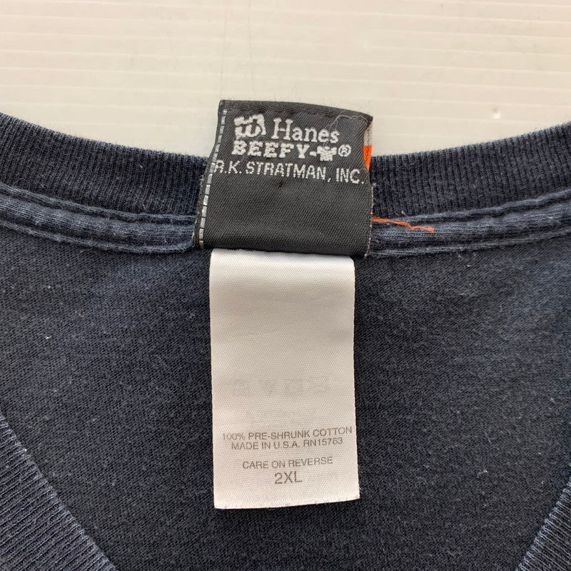 【中古品】【メンズ】 HARLEY DAVIDSON ハーレーダビッドソン 00s S/S PRINT TEE 00年代 ショートスリーブ プリント Tシャツ 半袖 トップス HANESボディ USA製 145-251023-yy-09-tei サイズ：2XL カラー：ブラック 万代Net店