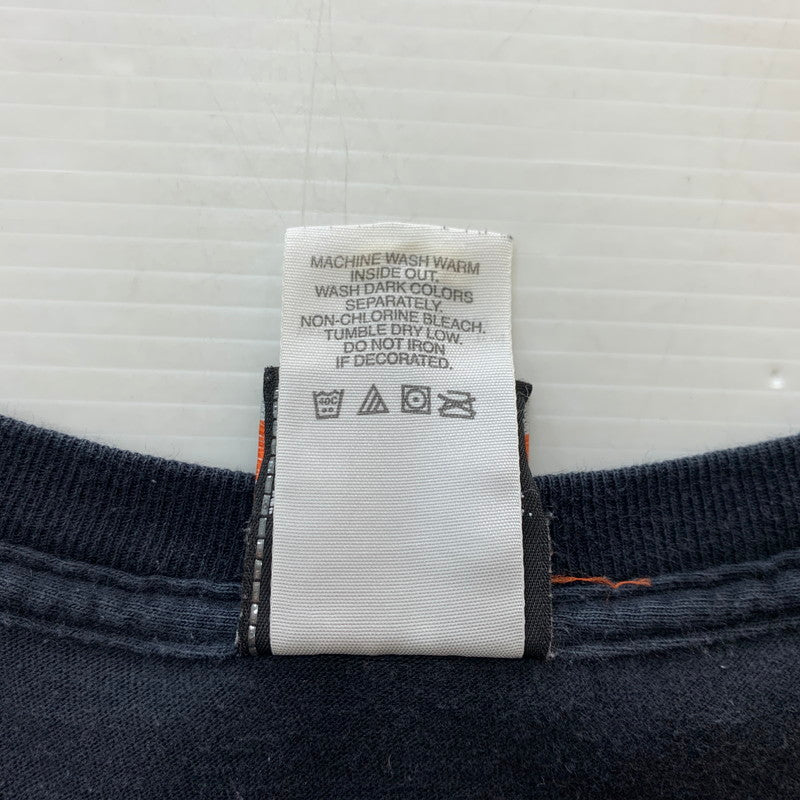【中古品】【メンズ】 HARLEY DAVIDSON ハーレーダビッドソン 00s S/S PRINT TEE 00年代 ショートスリーブ プリント Tシャツ 半袖 トップス HANESボディ USA製 145-251023-yy-09-tei サイズ：2XL カラー：ブラック 万代Net店