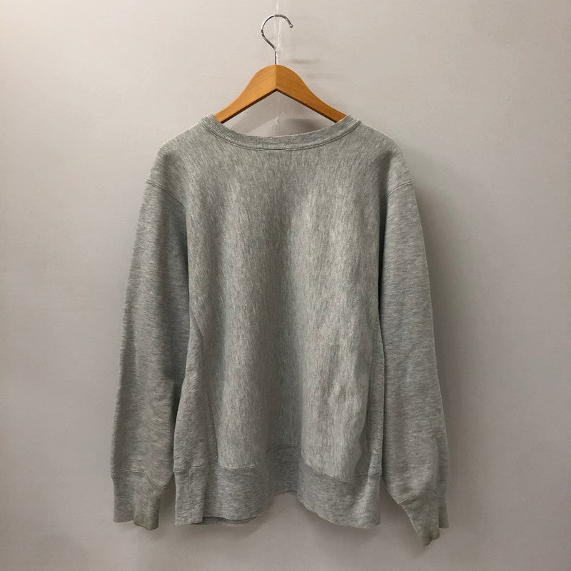 【中古品】【メンズ】 Champion チャンピオン 80's HOFSTRA TENNIS PRINT REVERSE WEAVE CREWNECK SWEATSHIRT VINTAGE 80年代 リバースウィーブ クルーネック スウェットシャツ トップス ヴィンテージ 3段プリント 145-241115-kk-23-tei サイズ：L カラー：グレー 万代Net店