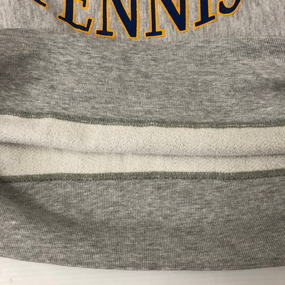 【中古品】【メンズ】 Champion チャンピオン 80's HOFSTRA TENNIS PRINT REVERSE WEAVE CREWNECK SWEATSHIRT VINTAGE 80年代 リバースウィーブ クルーネック スウェットシャツ トップス ヴィンテージ 3段プリント 145-241115-kk-23-tei サイズ：L カラー：グレー 万代Net店