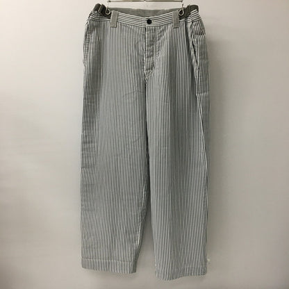 【中古品】【メンズ】 STRIPE WIDE PANTS 17-01297M ストライプワイドパンツ ボトムス 151-241211-kk-37-tei サイズ：2 カラー：グレーストライプ 万代Net店