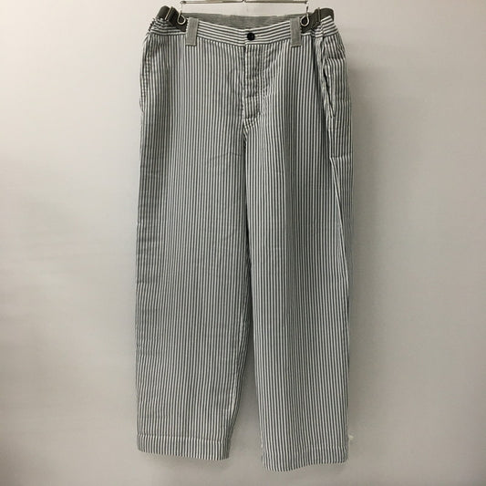 【中古品】【メンズ】 STRIPE WIDE PANTS 17-01297M ストライプワイドパンツ ボトムス 151-241211-kk-37-tei サイズ：2 カラー：グレーストライプ 万代Net店