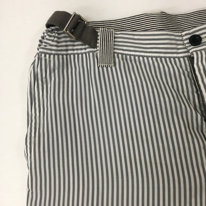 【中古品】【メンズ】 STRIPE WIDE PANTS 17-01297M ストライプワイドパンツ ボトムス 151-241211-kk-37-tei サイズ：2 カラー：グレーストライプ 万代Net店