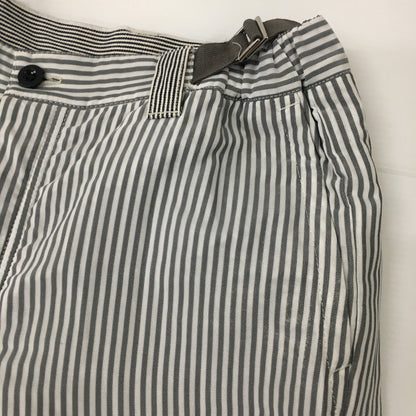 【中古品】【メンズ】 STRIPE WIDE PANTS 17-01297M ストライプワイドパンツ ボトムス 151-241211-kk-37-tei サイズ：2 カラー：グレーストライプ 万代Net店