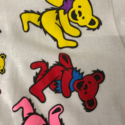 【中古品】【メンズ】  LIQUID BLUE リキッドブ ルー GRATEFUL DEAD SPIRAL BEARS T-SHIRT グレイトフルデッド スパイラルベアーズ Tシャツ 半袖 トップス 145-250123-kk-01-tei サイズ：L カラー：ホワイト 万代Net店