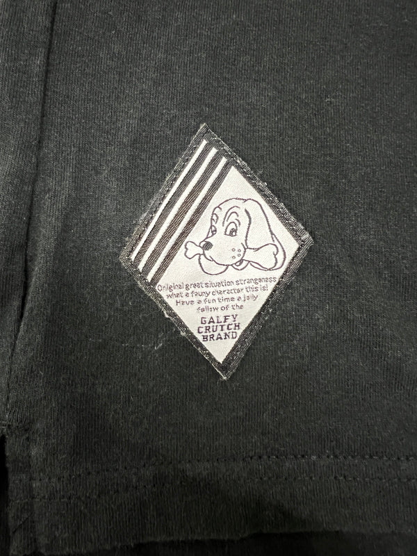 【中古品】【メンズ】 GALFY ガルフィー 19SS ペカペカ Tシャツ 192027 半袖 トップス 145-260830-kk-13-hon サイズ：L カラー：ブラック 万代Net店