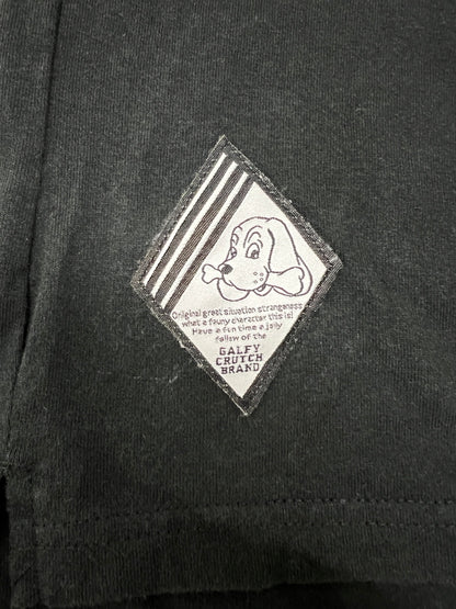 【中古品】【メンズ】 GALFY ガルフィー 19SS ペカペカ Tシャツ 192027 半袖 トップス 145-260830-kk-13-hon サイズ：L カラー：ブラック 万代Net店