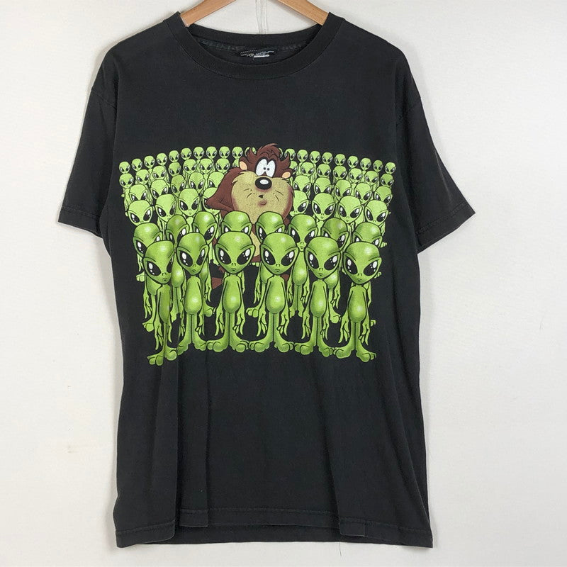 【現状渡し品】【メンズ】 LOONEY TUNES ルーニー テューンズ TAZ ALINE T-SHIRT タズ アライン Tシャツ 半袖 トップス 145-260711-sa-10-tei サイズ：不明 カラー：ブラック 万代Net店