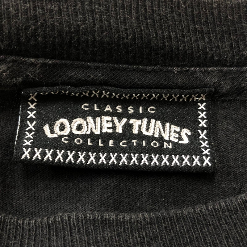 【現状渡し品】【メンズ】 LOONEY TUNES ルーニー テューンズ TAZ ALINE T-SHIRT タズ アライン Tシャツ 半袖 トップス 145-260711-sa-10-tei サイズ：不明 カラー：ブラック 万代Net店