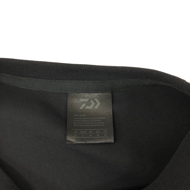 【中古品】【メンズ】  DAIWA PIER 39 ダイワピア サーティーナイン TECH FLEX JERSEY CREW BE-60024 テックフレックス ジャージークルー 長袖 トップス カットソー 144-241116-kk-16-tei サイズ：L カラー：ブラック 万代Net店